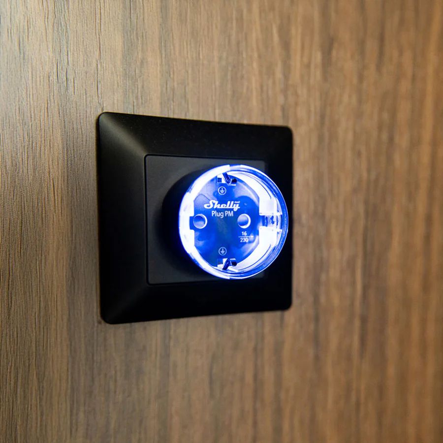 Shelly SmartPlug PM Gen3 noir