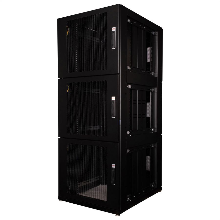 ROLINE Armoire de colocation 45U 800x1000mm, 3 compartiments, noir