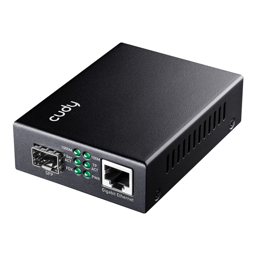 CUDY MC220 Convertisseur de média 10/100/1000 M