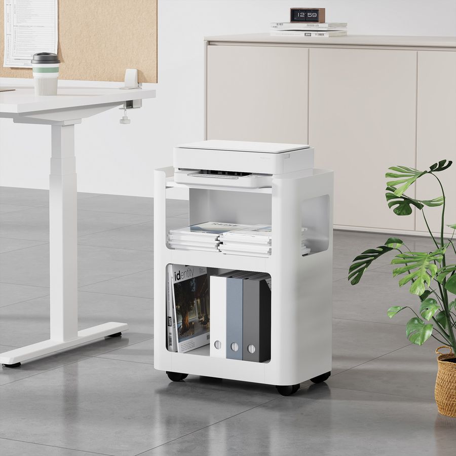 VALUE Desserte mobile, blanc