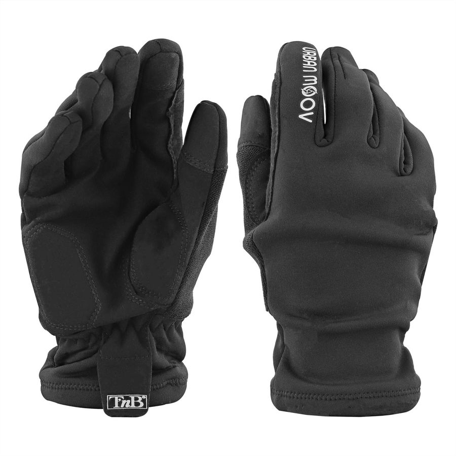 Gants tactiles T'nB, avec doublure polaire, noir