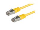 Cordon ROLINE Cat.5e (Classe D) S/FTP AWG26, jaune, 5 m