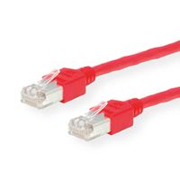Cordon KERPEN Cat.5e (Classe D) D1-20 SF/U, croisé, rouge, 2 m