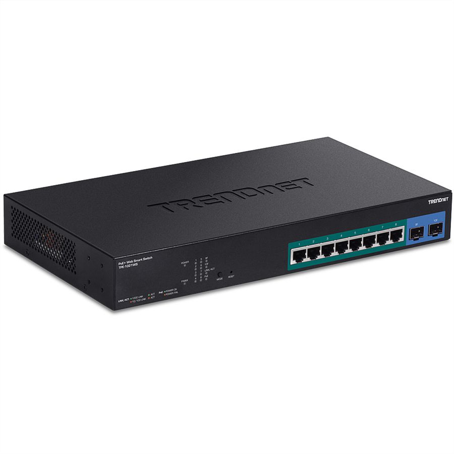 TRENDnet TPE-1021WS Switch PoE+ Web smart Gigabit à 10 ports