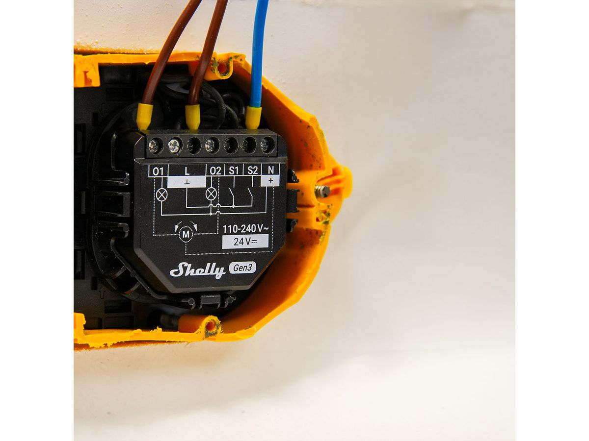 Shelly Schaltaktor 2PM Gen3, (Quadro Pack)