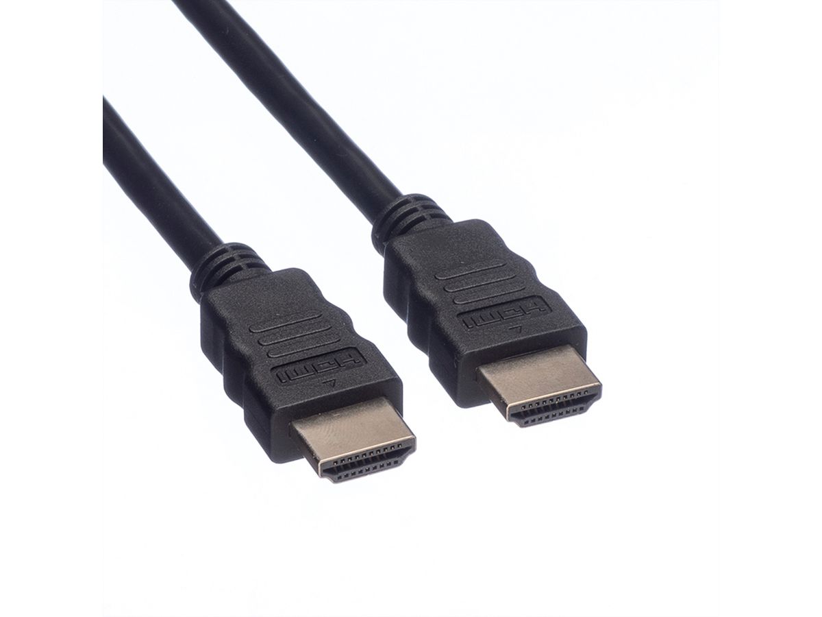 ROLINE Câble HDMI High Speed avec Ethernet, noir, 2 m