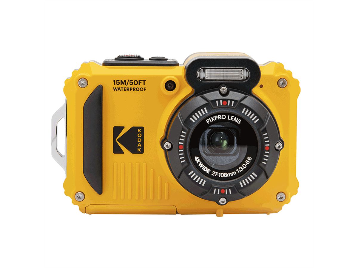 Kodak Unterwasserkamera WPZ2YL Bundle, inkl. 2nd Batterie + micro 16Go SD card