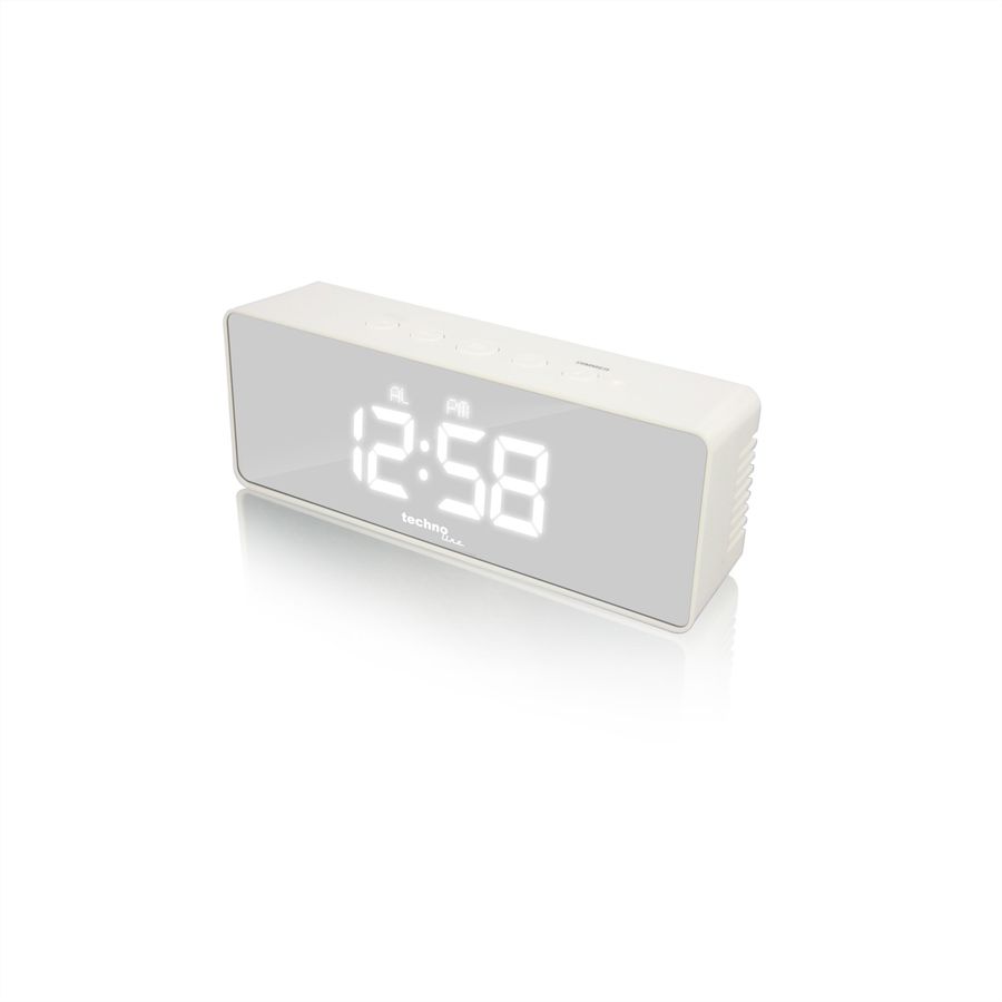 TechnoLine réveil WT475 numérique, blanc