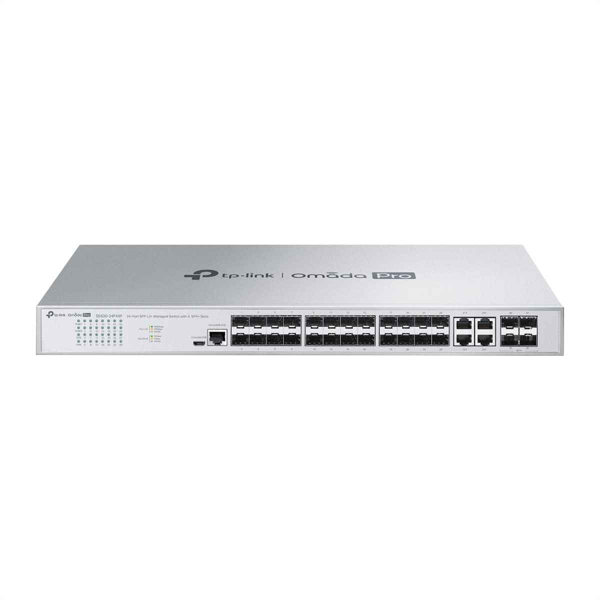 TP-Link Campus Switch S5500-24F4XF, 24xSFP 4x10G L2+ Managed Switch