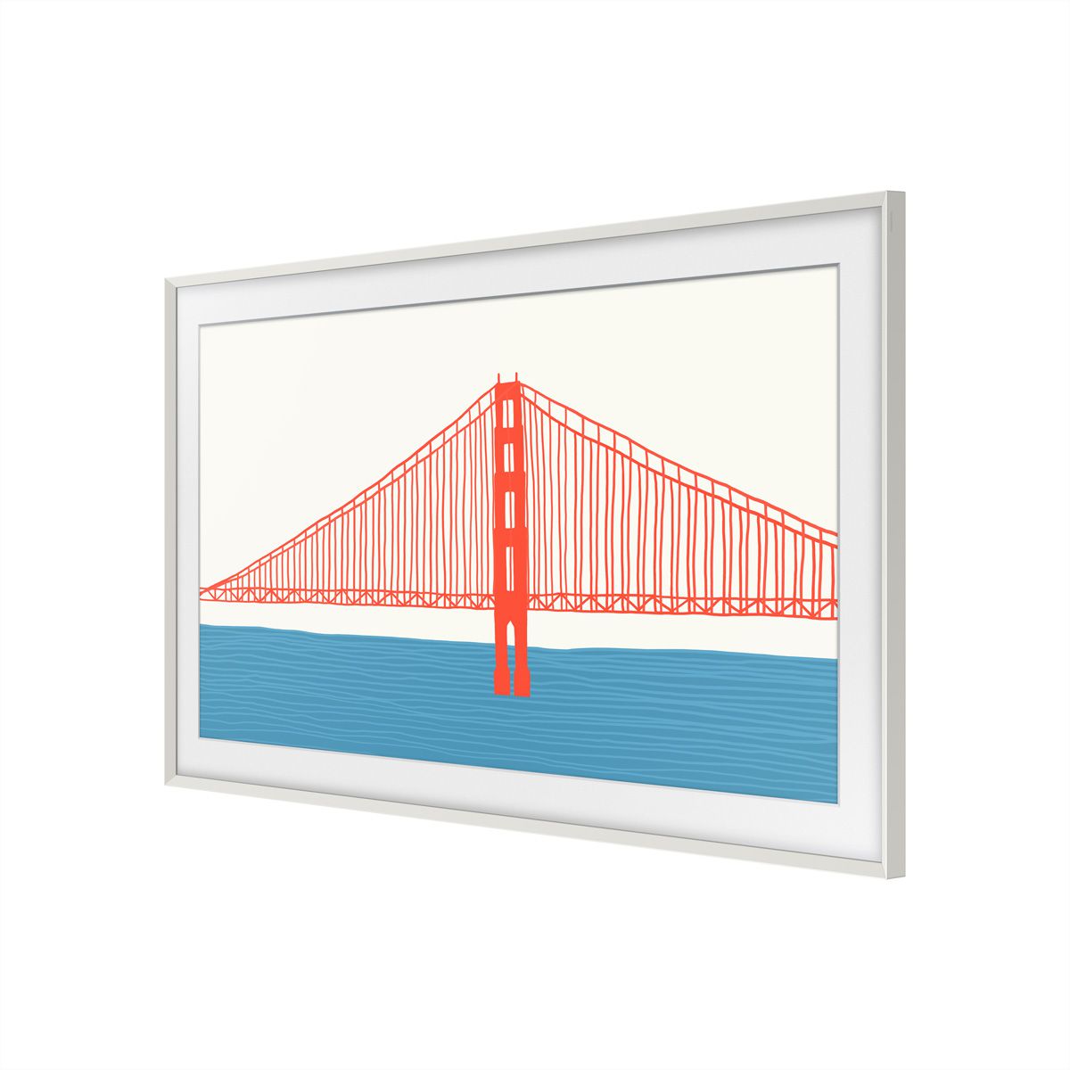 Samsung Wechselrahmen zu Frame 55", ChamferWhite