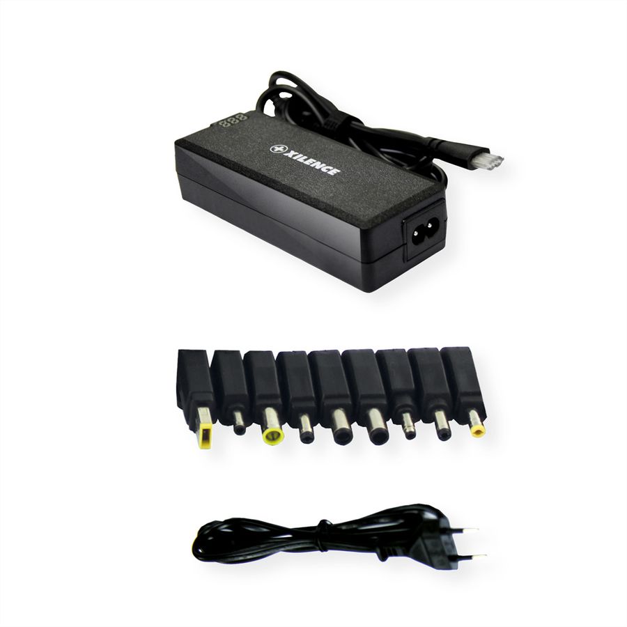 Xilence XM010 Alimentation pour ordinateur portable 90W, 9 Adapteurs