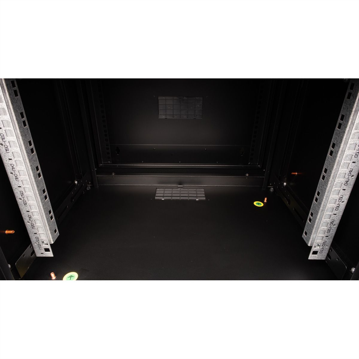 ROLINE 19" Boîtier mural Pro 7U, 600x600 LxP pivotant en 2 parties noir