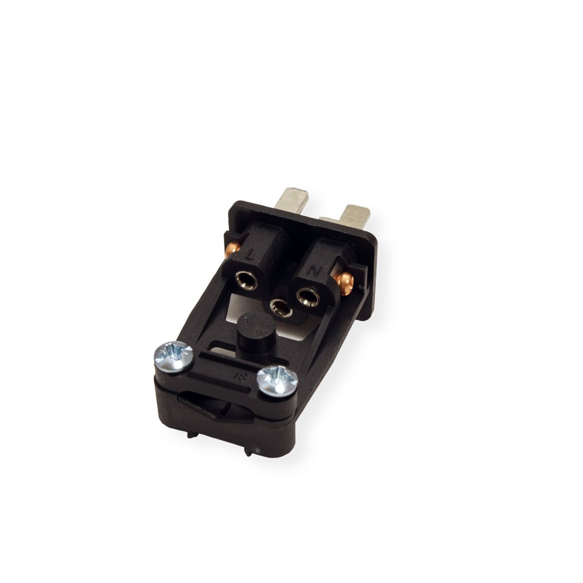 BACHMANN Kaltgerätestecker IEC320 C20 16A/250VAC, Schraubanschluß, schwarz