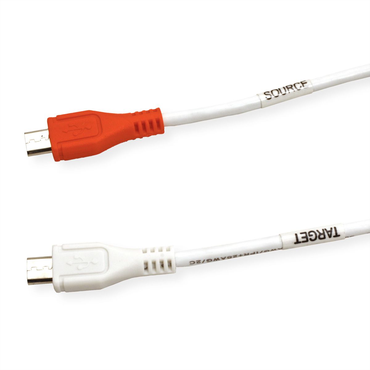 VALUE Câble chargeur USB 2.0, Micro B - Micro B, M/M, 0,3m