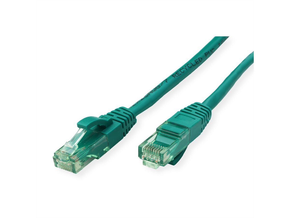 ROLINE RM Cordon UTP Cat.6A / 10 Gigabit, vert, 20 m