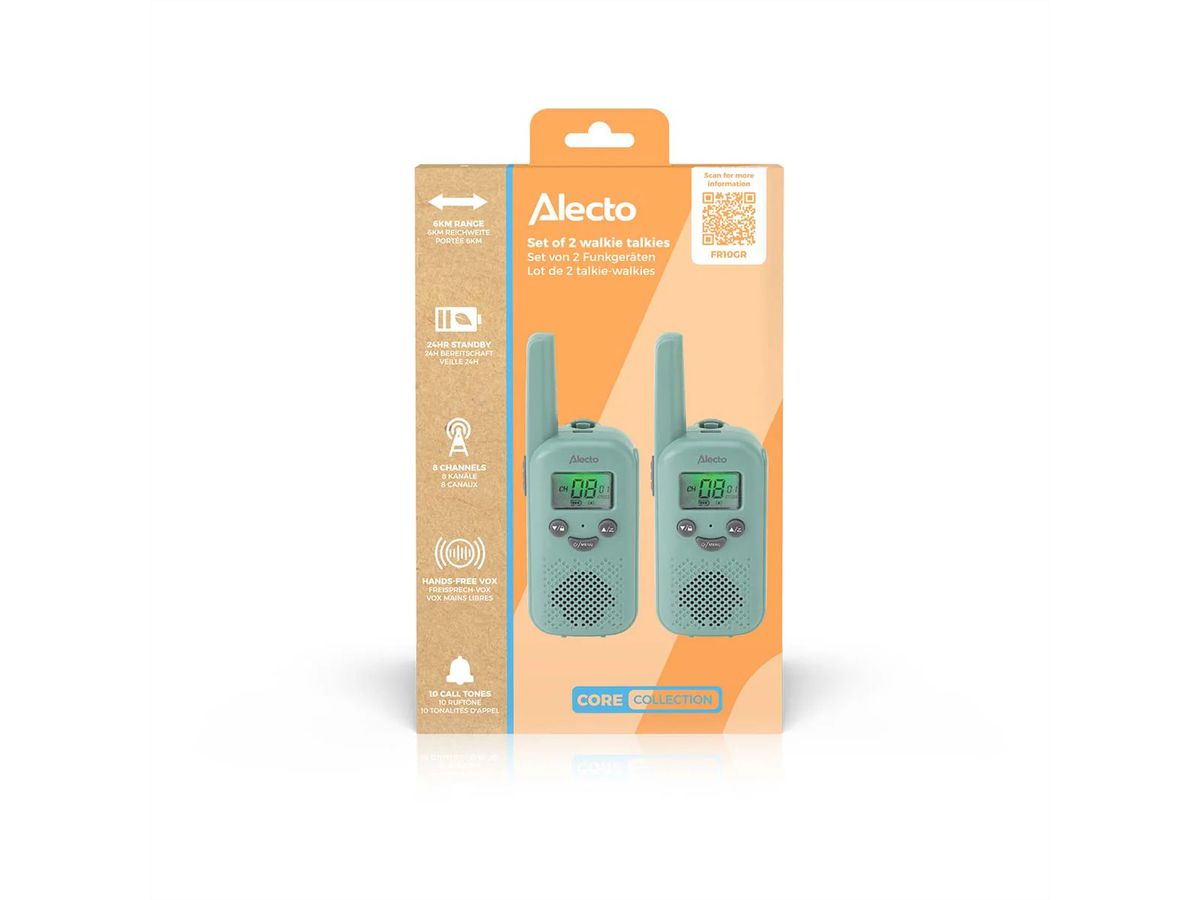 Alecto Walkie Talkie FR10GR, MintGrün