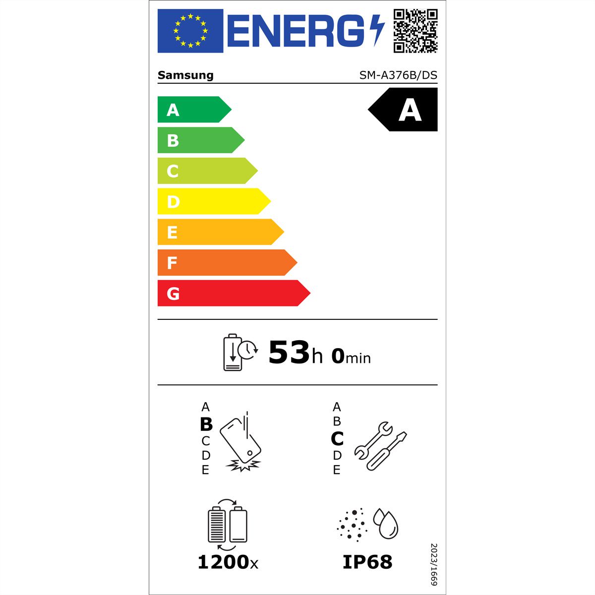 Samsung Galaxy A37 Enterprise Edition, 128GB, Awesome Charcoal