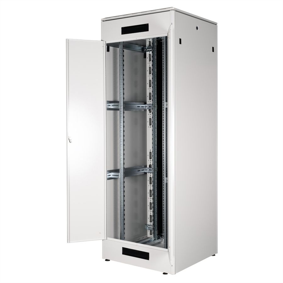 ROLINE 19-Zoll Netzwerkschrank Pro 47 HE, 800x800 BxT Glastür grau