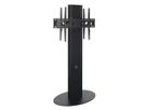 Hagor Wandhalterung Elia SB Back-to-Back, Schwerlast-Standsystem für 2 Bildschirme „Back-to-Back“, schwarz