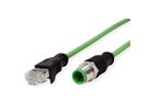 METZ CONNECT Câble Ethernet industriel M12-RJ45, codage D, 5 m