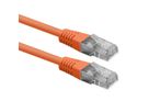 ROLINE Cordon Cat.6 (Classe E), UTP, PoE, orange, 5 m