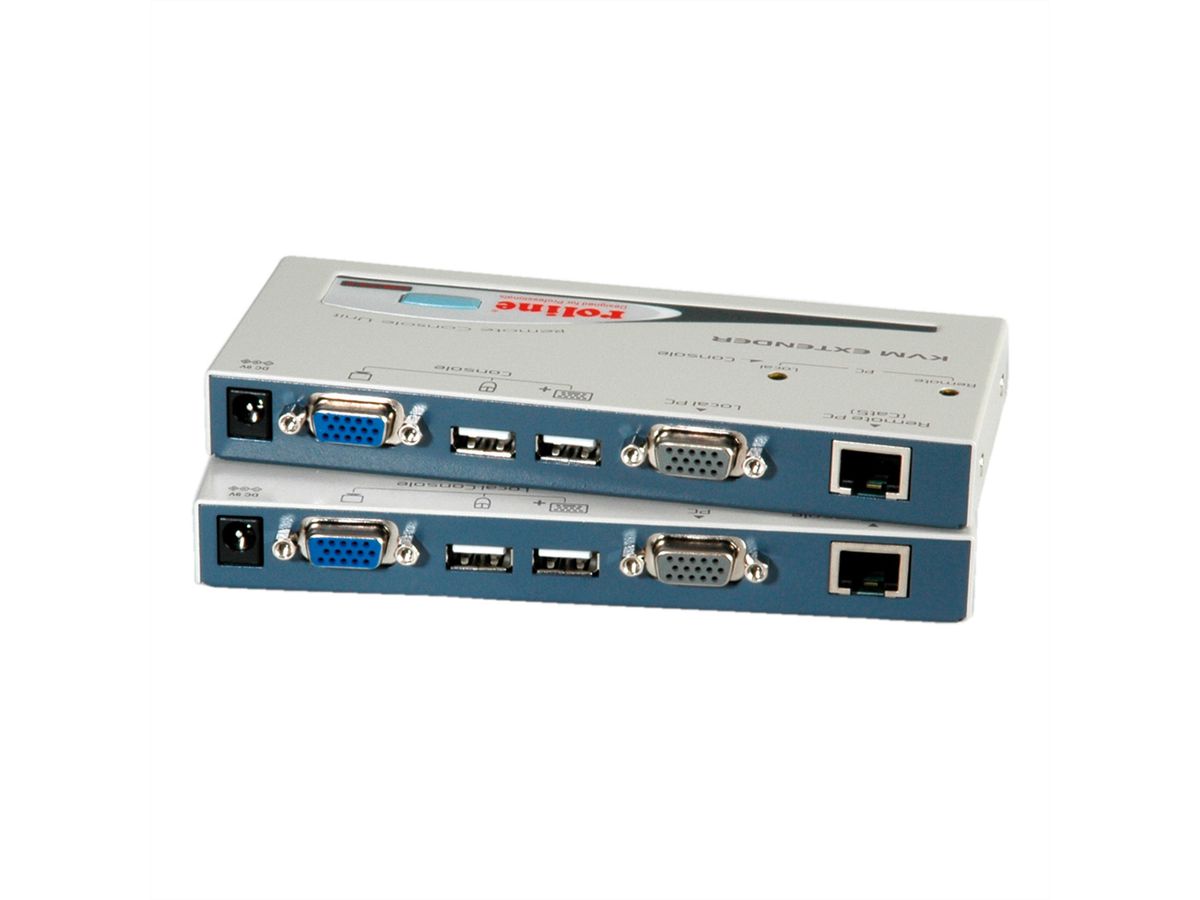 ROLINE Smart KVM Verlängerung über RJ-45, VGA, USB