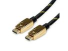ROLINE GOLD Câble DisplayPort, v1.4, DP M - DP M, 2 m