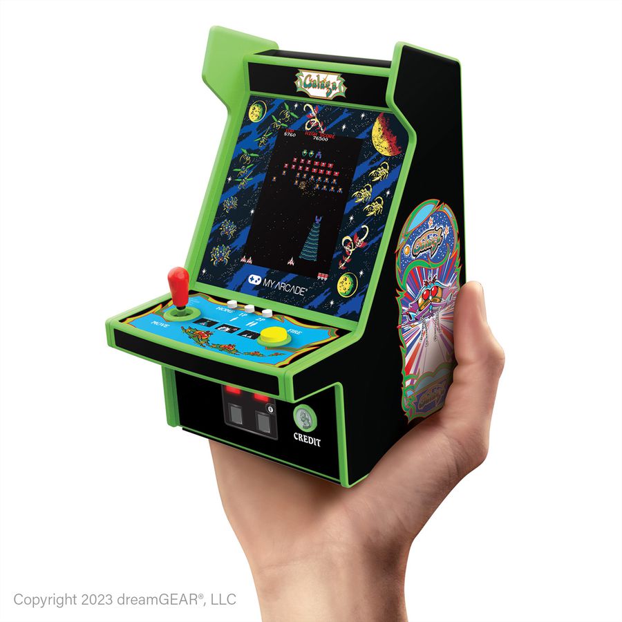 My Arcade Galaga Micro Player Pro, Mini-Arcade, 2 Spiele, 2.75" Display