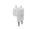 Adaptateur fixe D, prise de sécurité/CH, 2 pôles, T11, blanc