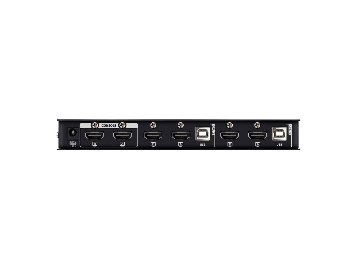 ATEN CS742H 2 Port USB 4K HDMI Dual Display KVM Switch
