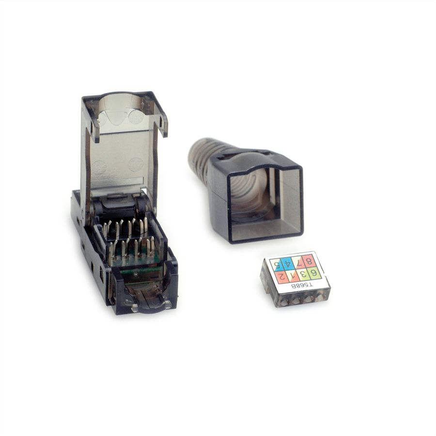 VALUE Connecteur RJ-45 à confectionner Cat.6A (Classe EA), UTP
