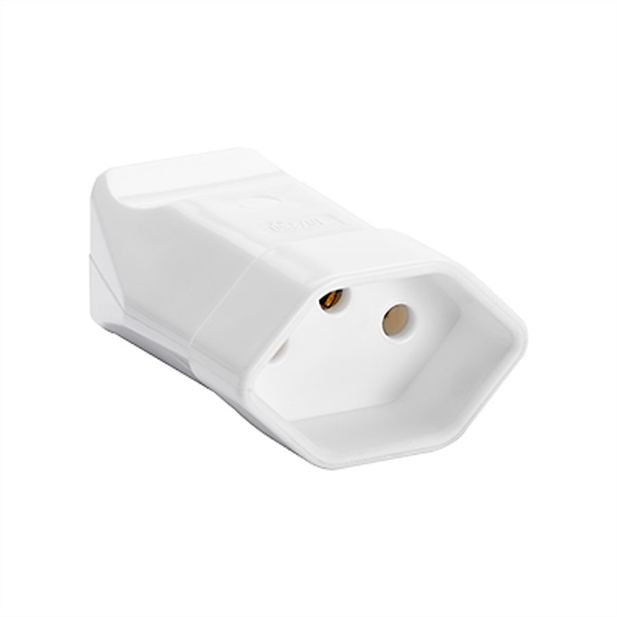 BACHMANN Coupleur CH, 10A, blanc, SUISSE