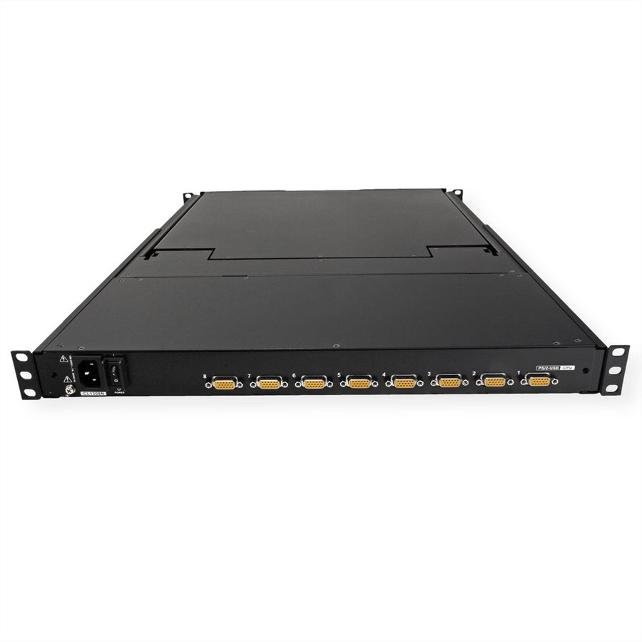 ATEN CL1308N Commutateur KVM, 48cm TFT, VGA, PS/2-USB, 8 ports, DE-Layout