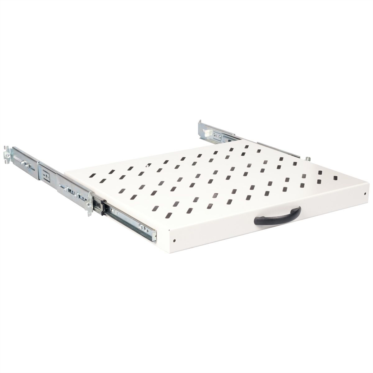 ROLINE 19-Zoll Fachboden 1 HE, ausziehbar 350 T 25 kg grau