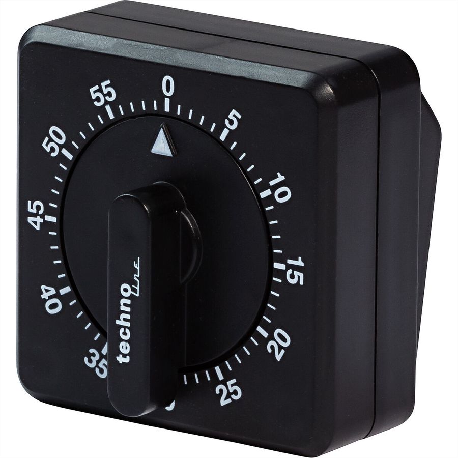 TechnoLine Küchentimer KZWV, Analog, schwarz