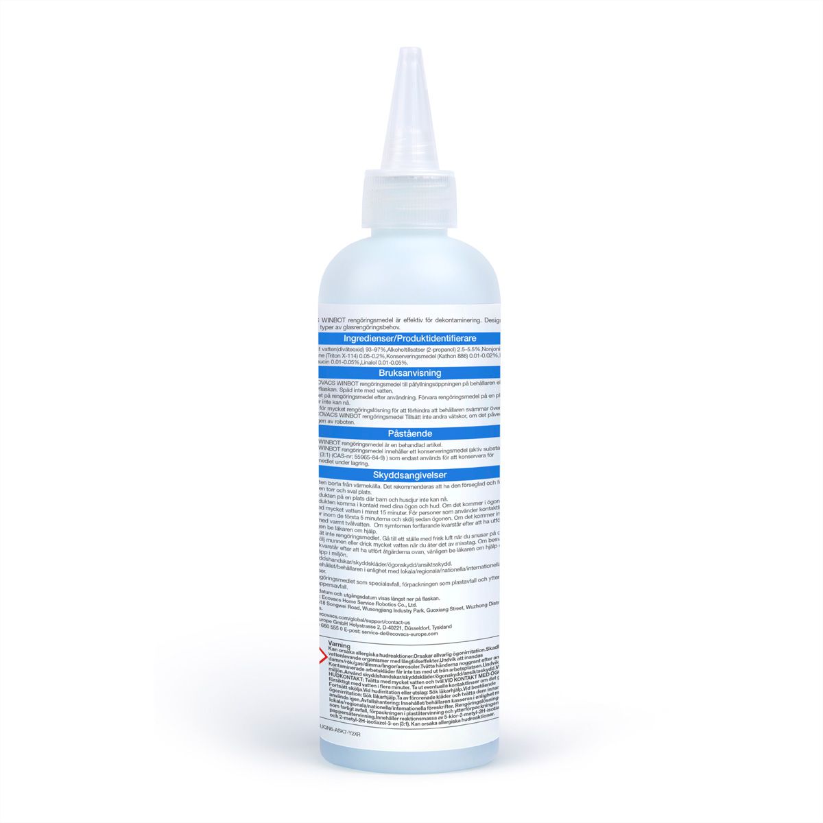 Ecovacs WINBOT Reinigungslösung 230ml, zu Winbots-Serie