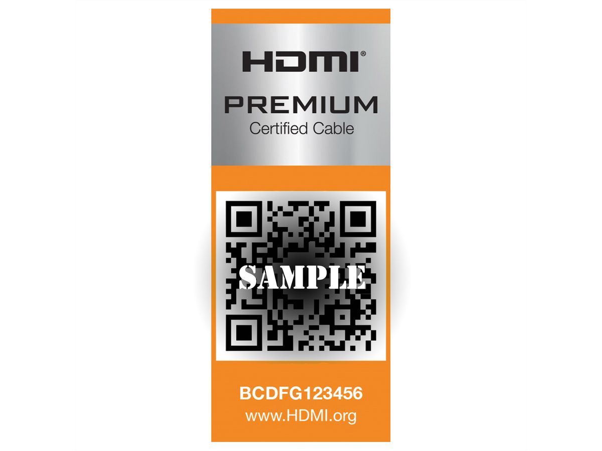 ROLINE PREMIUM Câble HDMI Ultra HD avec Ethernet, 4K, M/M, noir, 2 m