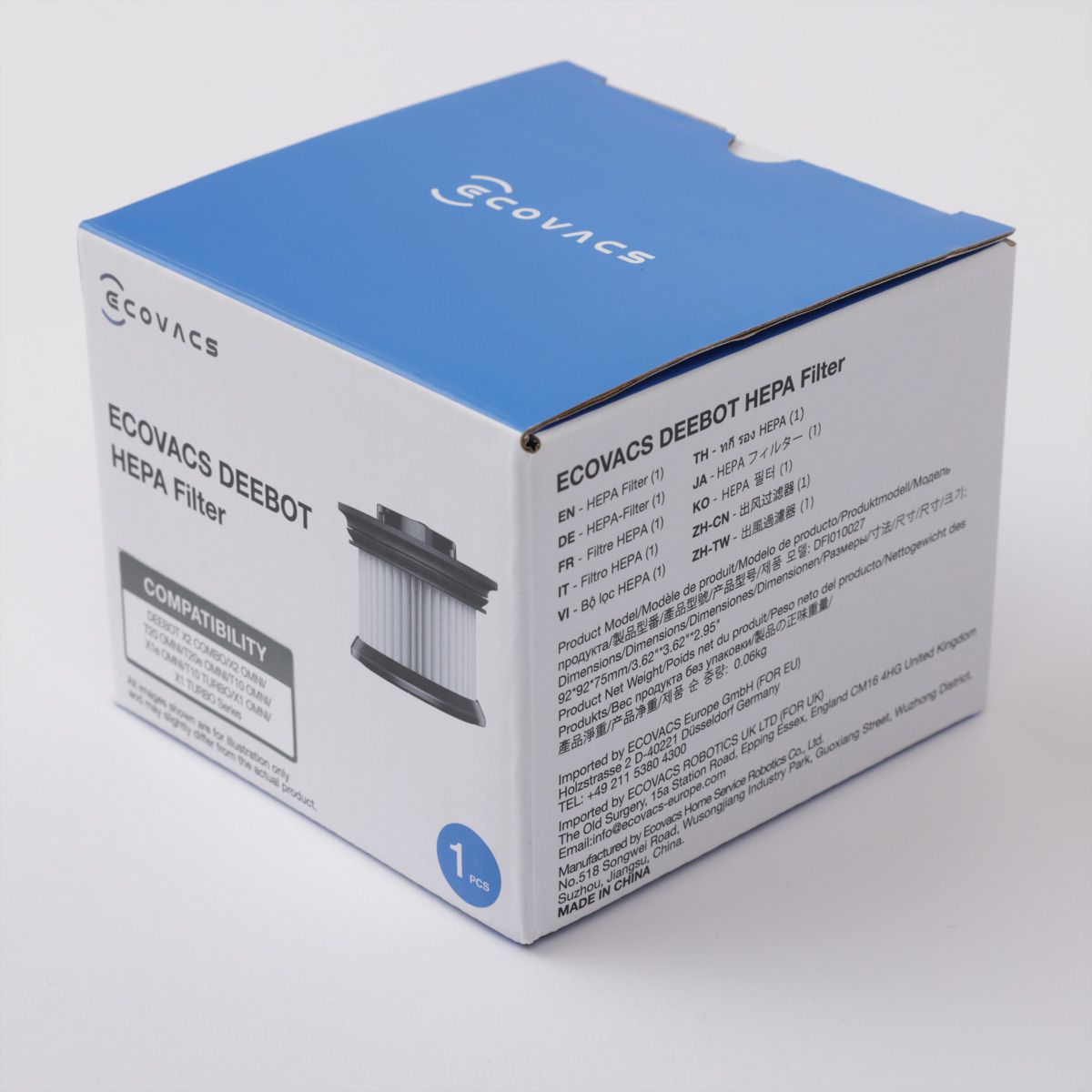 Ecovacs Hepa Filter, zu X2 combo, T30S combo, Deebot
