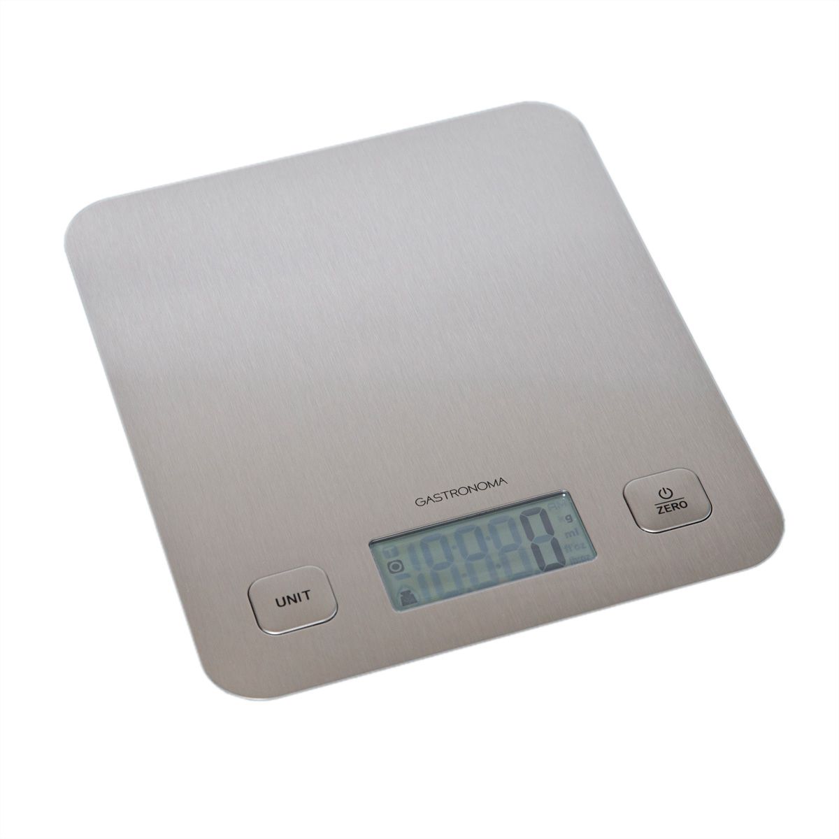 Gastronoma Balance de cuisine 18310015, électronique, acier inox, 5kg