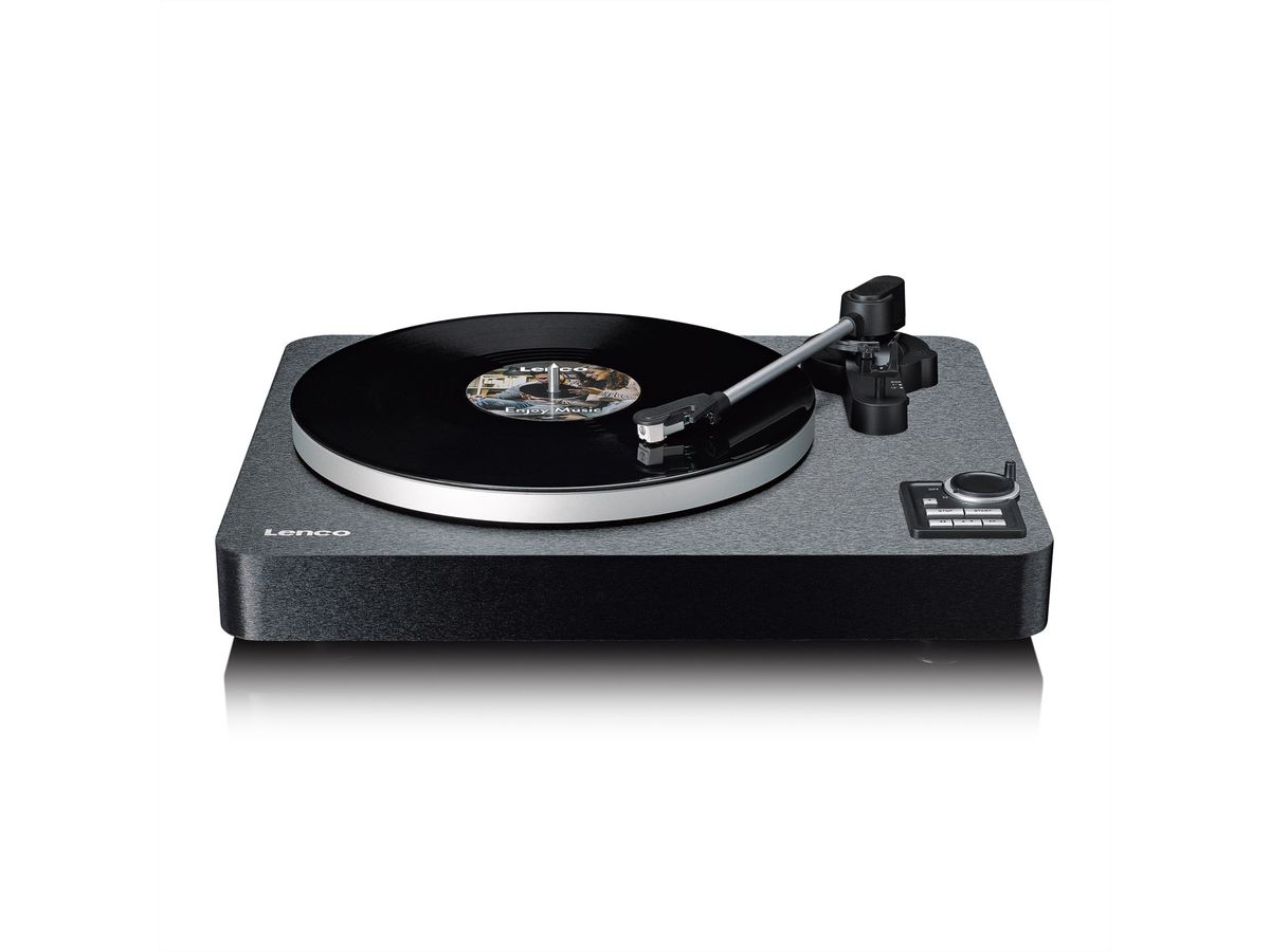 Lenco Plattenspieler LBTA-165BK , MP3-Direktencoding, USB, 33U/min&45U/min