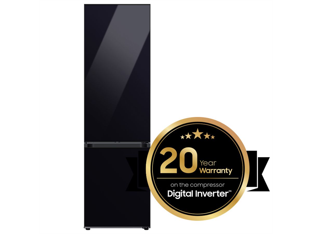 Samsung Kühl-Gefrierkombination RB7300 Bespoke, 387l, A, WiFi, Clean Black