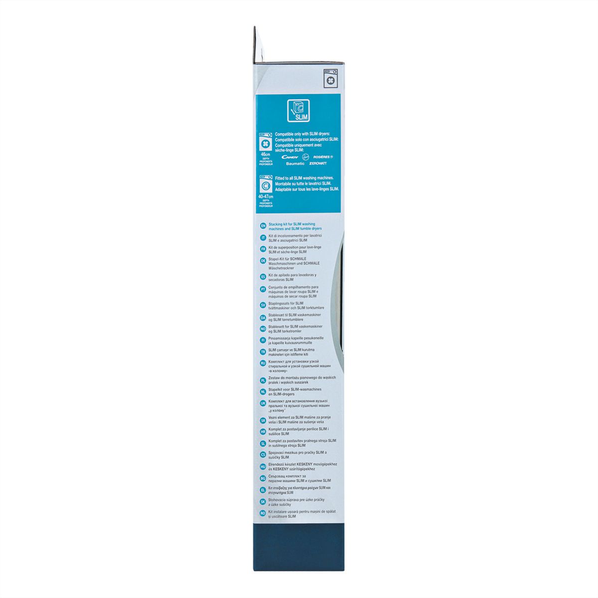 Care+ Protect Kit d'empilage pour Slim, Lave-linge et sèche-linge (40 - 47cm de profondeur)