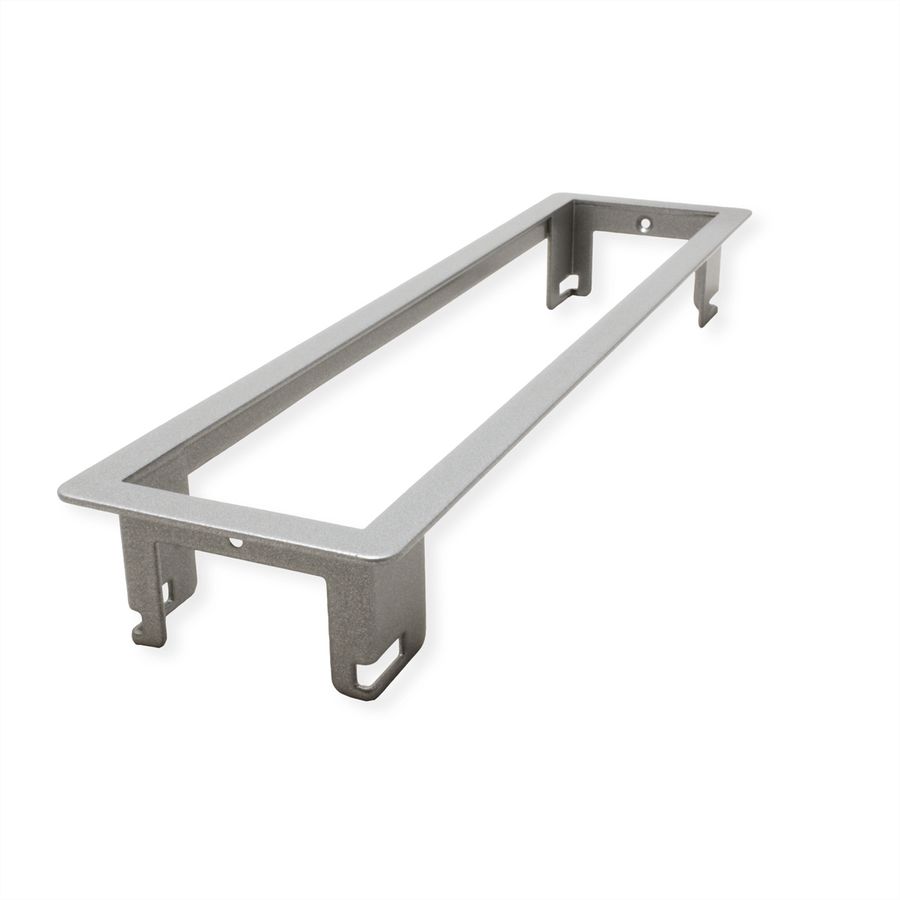 BACHMANN POWER FRAME Einbaurahmen Medium 4-fach, silberfarben