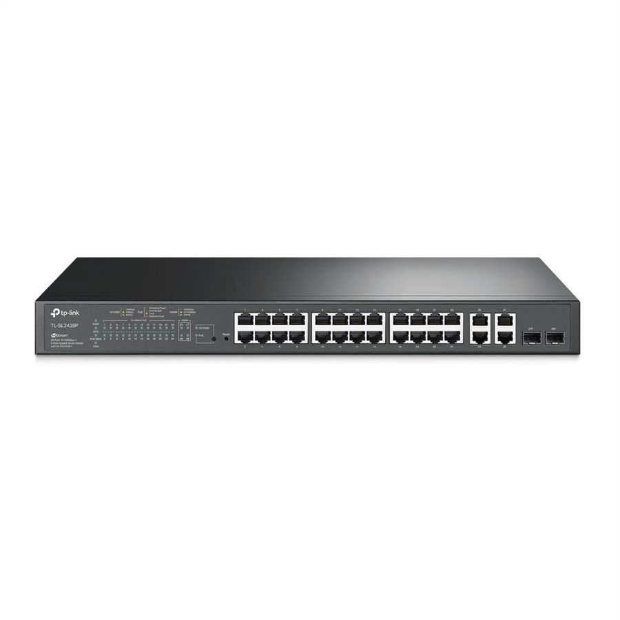 TP-Link SL2428P PoE Switch , 24x 10/100 Mbps PoE+ Ports