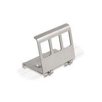 VALUE Adaptateur pour rail DIN, vide, pour 3 Keystones