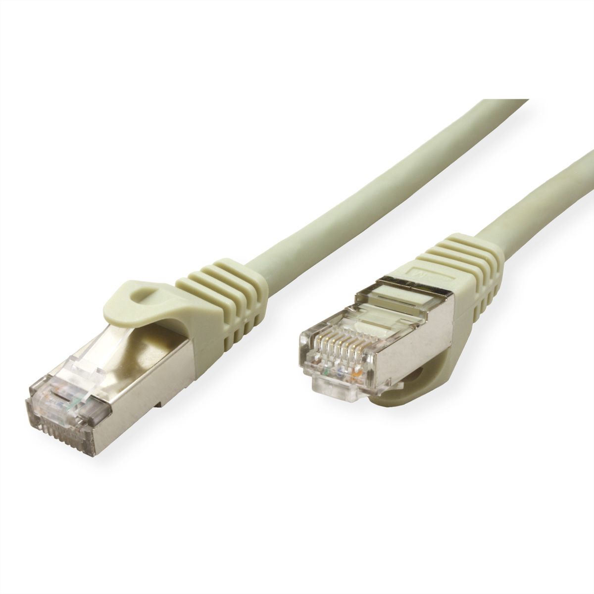 Cordon VALUE Cat.6A (Classe EA) S/FTP (PiMF) solide LSOH, gris, 20 m