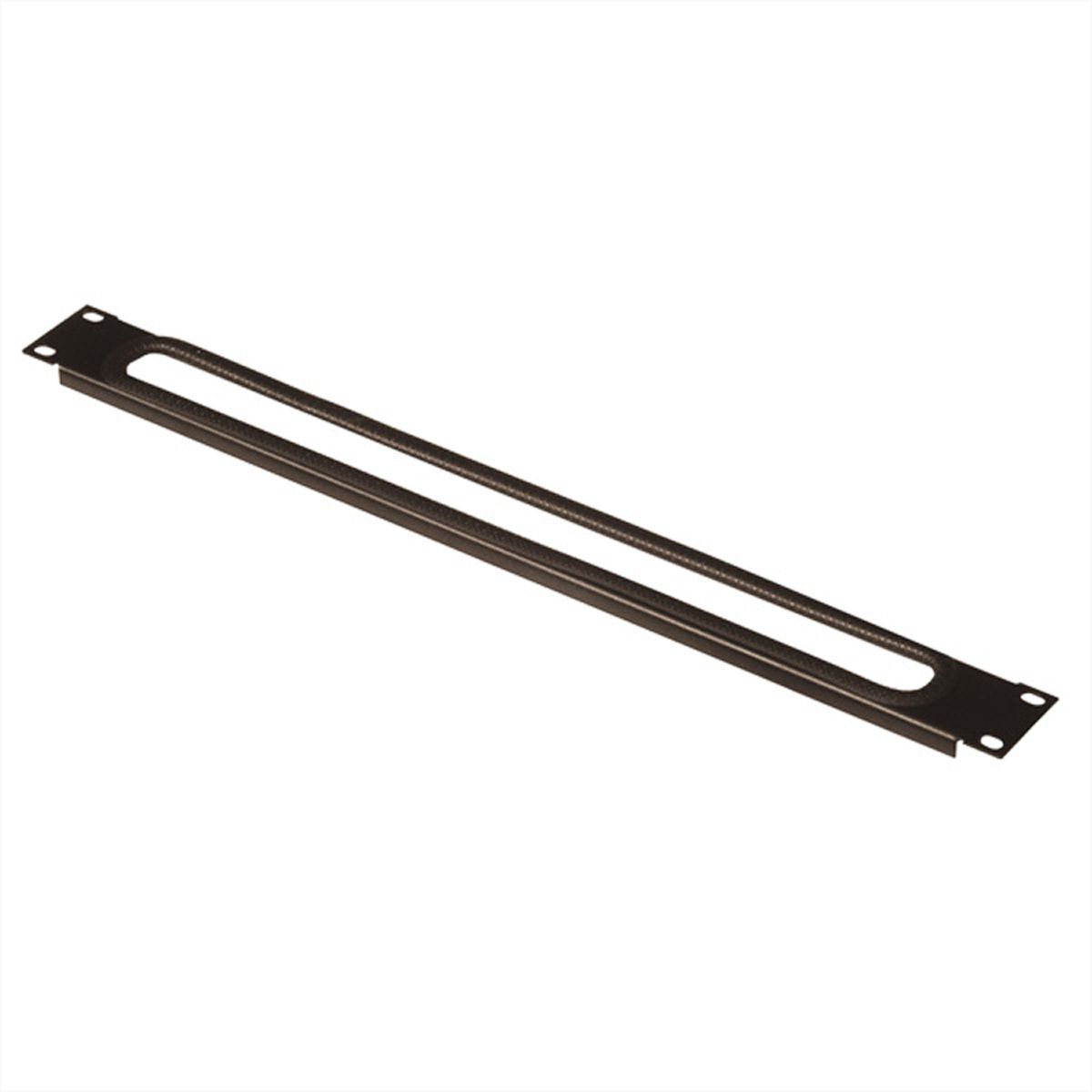 CONTEG DP-01-VENT Panneau passe-câbles 19", 1 UH, noir
