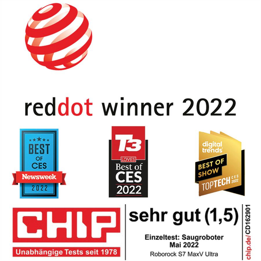 **DEMO** Roborock Saugroboter S7 MaxV Ultra, Saug/Wischroboter mit Absaugstation