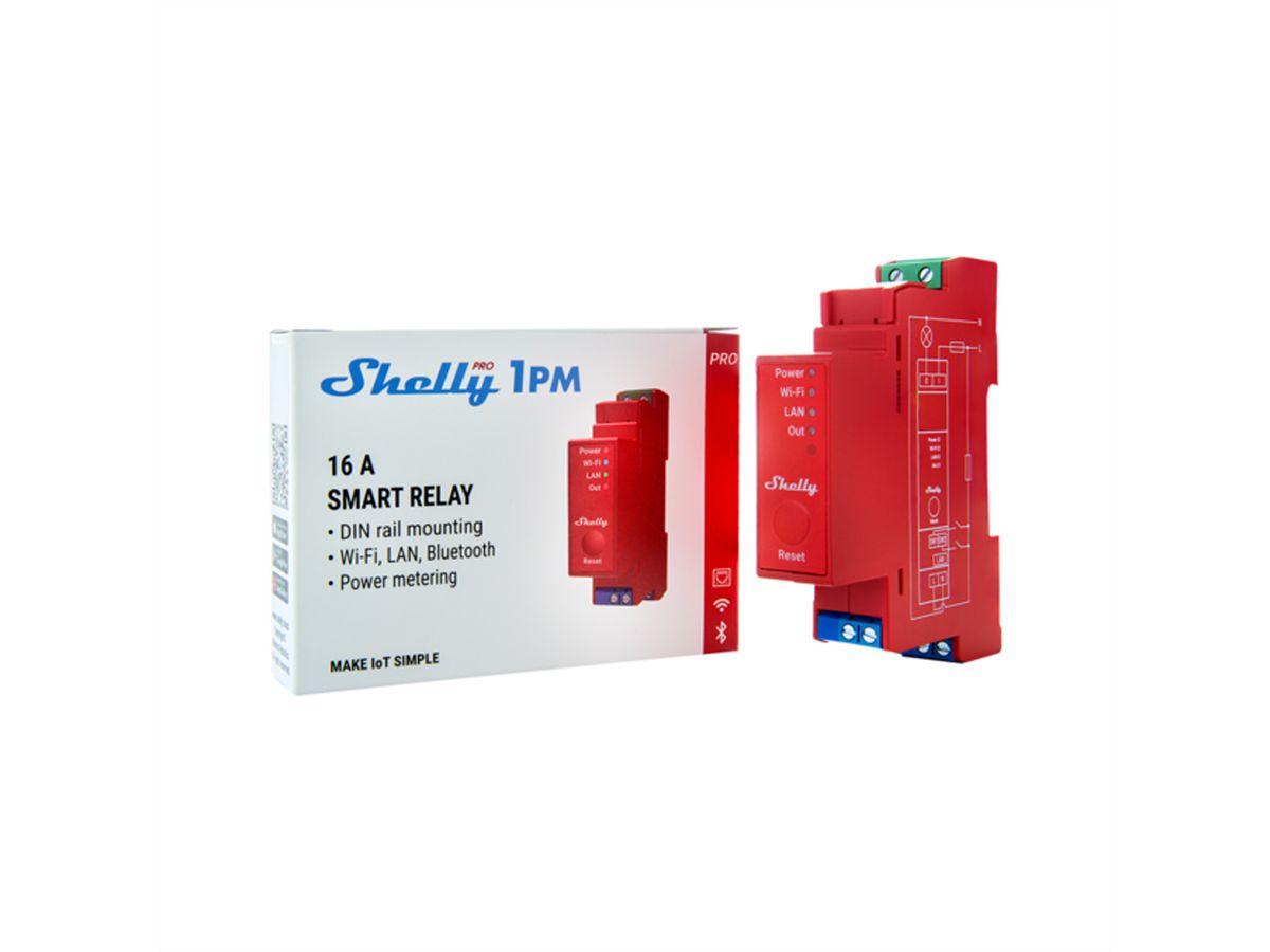 Shelly  Actionneur de commutation PRO 1PM
