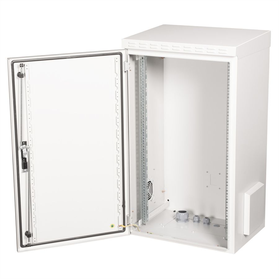 ROLINE 19-Zoll Wandgehäuse Pro 20 HE, 600x450 BxT IP55 outdoor grau